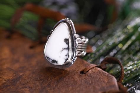 White Buffalo Ring Sz Native American Turquoise Jewelry Dakota