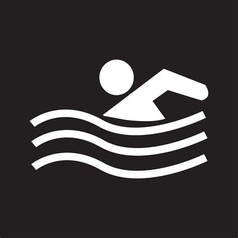 Swim Icon Symbol Sign 649416 Vector Art At Vecteezy
