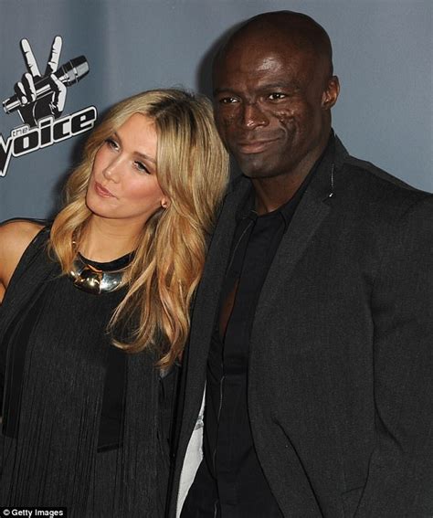 Despite reports that something has been brewing between delta and seal on the set of the voice. Seal meets Delta Goodrem's mum for tick of approval ...