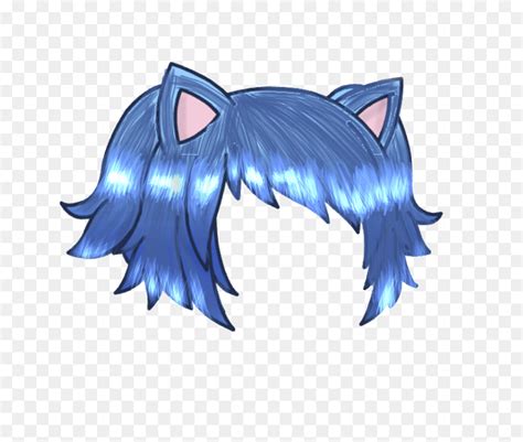 The perfect blend of storytelling and avatar design. Blue Hair Png - Hair Gacha Life Clothes, Transparent Png - vhv