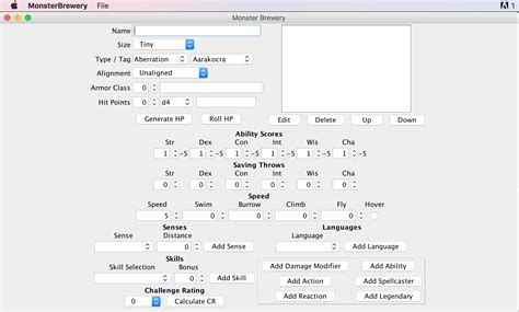 This page lists all the applicable damage formulas for a single fleet. OC Monster Brewery - A Java-Based Statblock creation tool : DnD