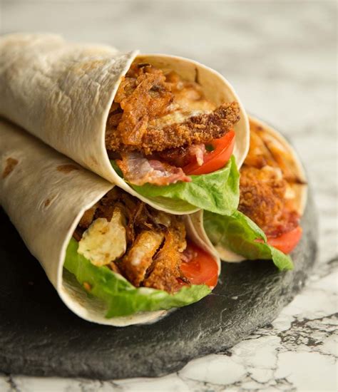 The Chicken In These Wraps Are Coated In A Crispy Breadcrumb And Seasoned In A Southern Fried