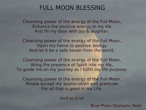 Full Moon Blessing Full Moon Spells Full Moon Ritual Full Moon