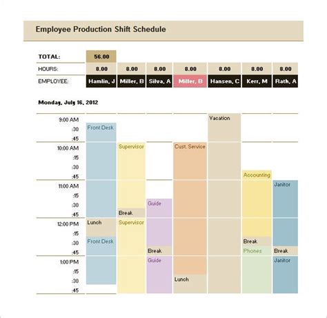 30 Production Scheduling Templates Pdf Doc Excel
