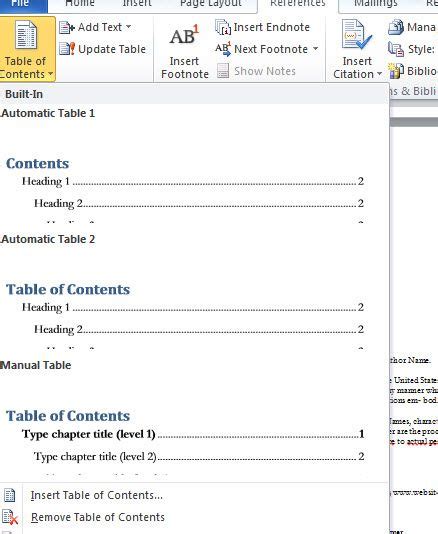 Free Book Design Templates And Tutorials For Formatting In Ms Word Book