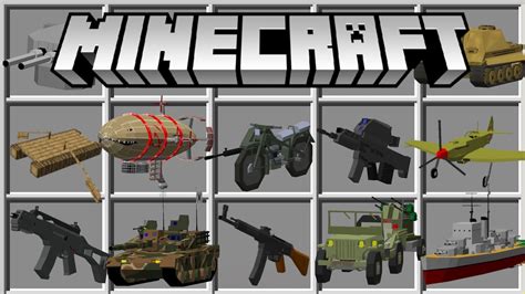 Minecraft Flans Mod Rainfires Arsenal Pack Youtube