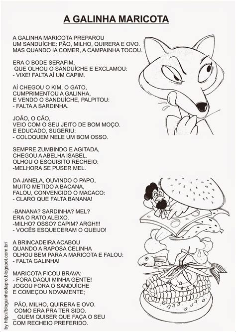 Atividades Sobre O Sanduíche Da Dona Maricota Educação Infantil