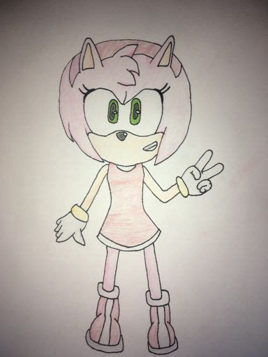 Amy Drawing Sonic Artist Central Amino