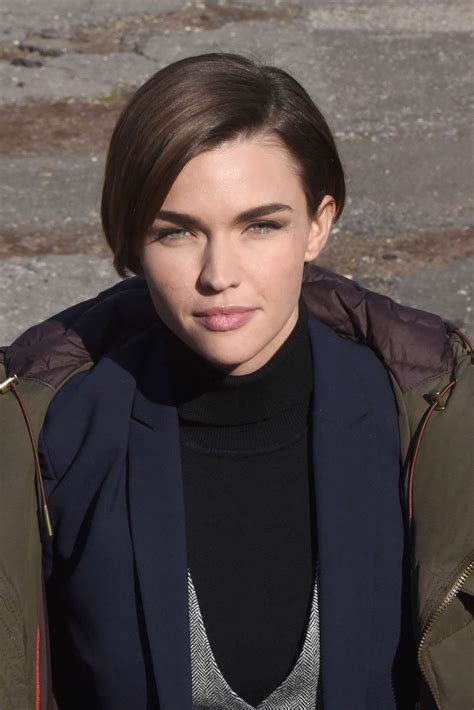 Keanu's back to get em all. Ruby Rose: Filming John Wick 2 -14 | GotCeleb