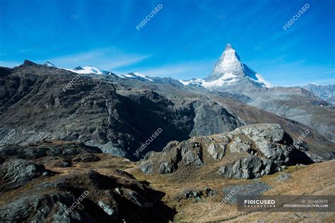Matterhorn Pennine Alps Switzerland — Landscape Outdoors Stock