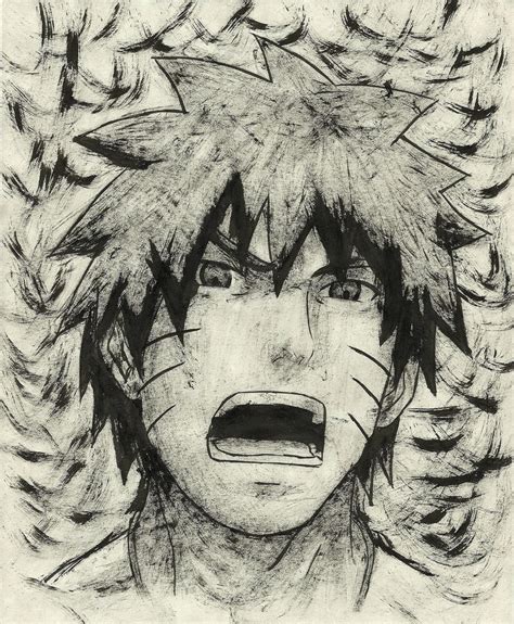 Naruto Uzumaki Ink Portrait By Sprinklesprankles On Deviantart