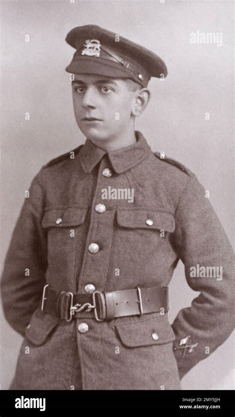 A First World War British Soldier A Private In The Leicestershire
