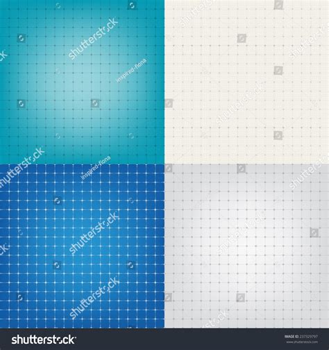 Set Blueprint Graphing Paper Grid Background Stock Vector Royalty Free
