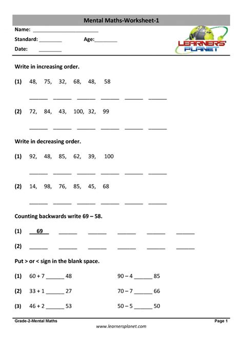 Our 1st grade math worksheets hold interactive key stage 1 maths worksheets presenting the essential topics in year 1 math curriculum, for instance, addition, subtraction, multiplication, division, mixed operations, number patterns, ordering numbers, counting numbers and many more. Mental maths worksheets, practice papers test questions ...