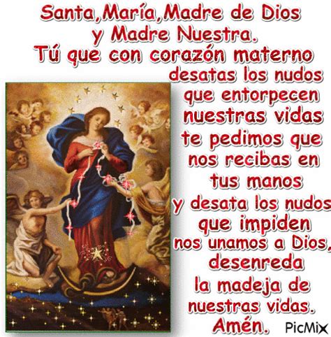 Tarjetas Y Oraciones Catolicas Virgen Desatanudos OraciÓn 327