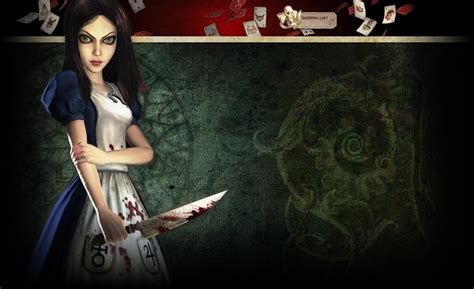 Alice Video Games Alice Madness Returns Alice In Wonderland Blood Knife Video Game Girls