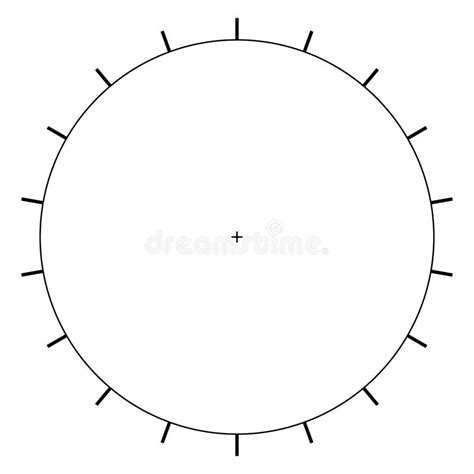 Blank Polar Graph Paper Protractor Pie Chart Vector
