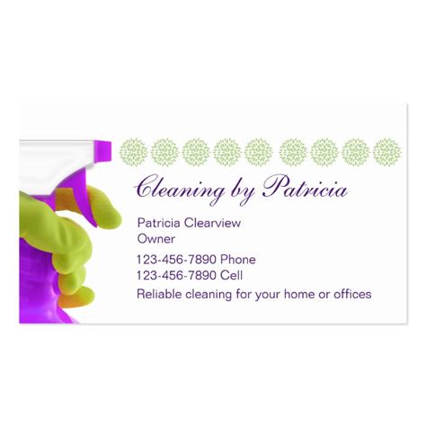 Whimsical house cleaning services business cards. House Cleaning Business Cards | Zazzle