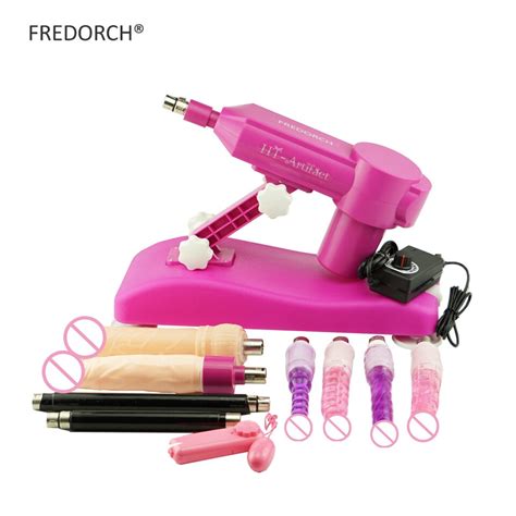 fredorch automatic sex machine gun with dildo attachments vagina ball for women sex product toys