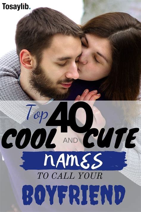 Feb 27, 2021 · these 75 cute names to call your boyfriend will have him blushing. Nicknames For Boyfriends Relationships in 2020 | Cute names for boyfriend, Love names for ...