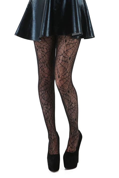 Sheer Strap Black Gothic Tights Gothic Accessories And Ts Lace