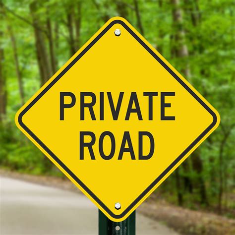 Private Road Signs Private Property Sign Sku K 5989