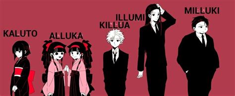 Killua And All Of His Brothers Hunter X Hunter Hunter Anime