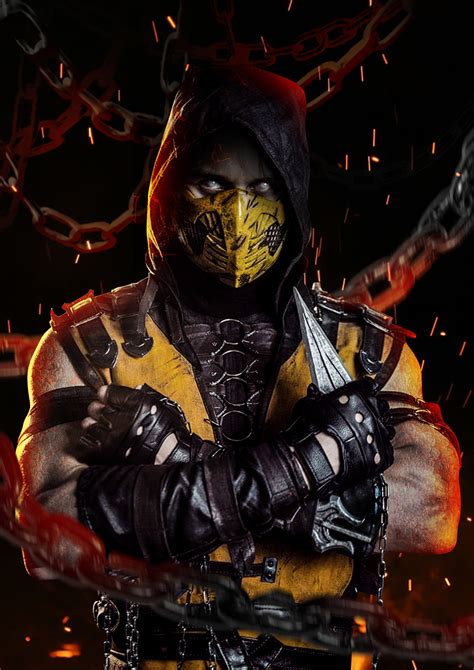 Artstation Mortal Kombat Scorpion Artworks