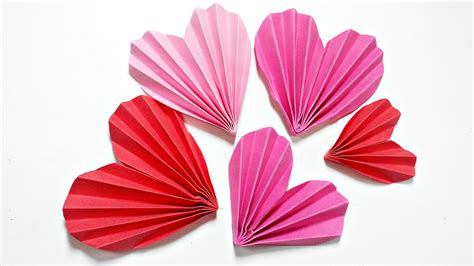 Origami Heart 3d For Decorationdiy Crafts Paper Hearts Design
