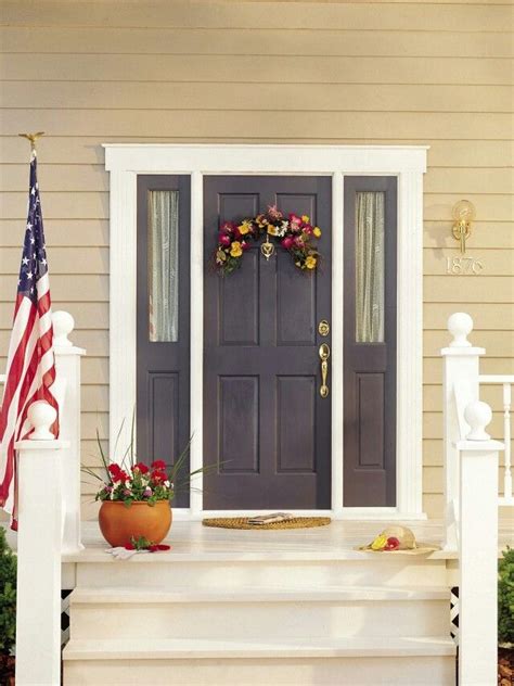 Think About Plum Best Front Door Colors Painted Front Doors