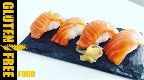 That's where i come in! How to make salmon sushi nigiri - gluten free recipe - YouTube