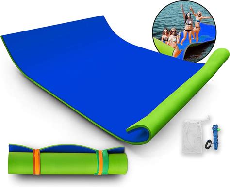Popsport Lily Pad Float 9x2ft Floating Island Water Mat For