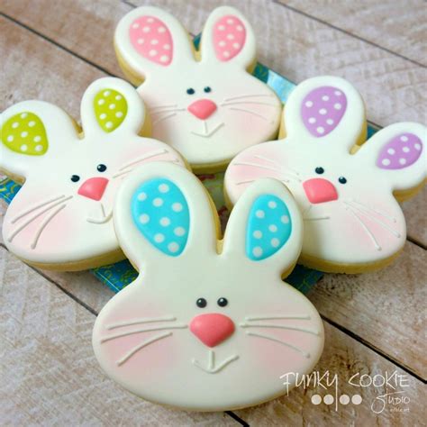 Pin By Judy Collins On Funky Cookie Studio Easter Bunny Cookies