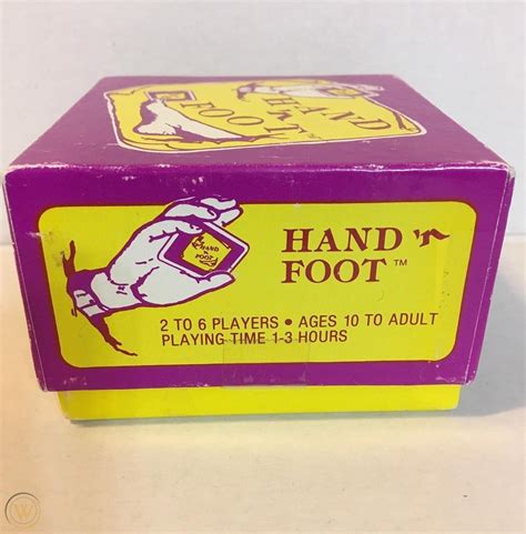 Hand N Foot Card Game Similar To Canasta Or Rummy Hand And Foot