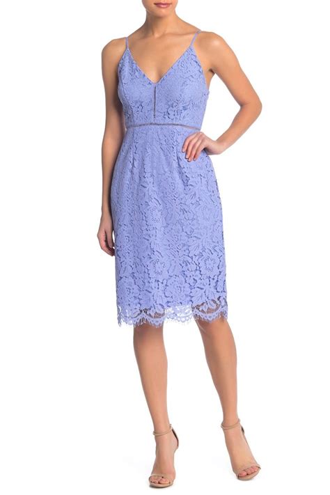 Astr Lace V Neck Sheath Dress In Periwinkle Modesens Light Blue Lace Dress Lace Blue Dress