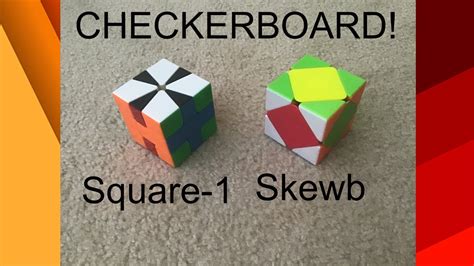 How To Checkerboard Square 1 And Skewb Youtube