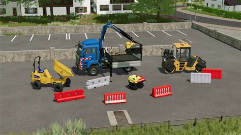 Fs22 Public Works Mods V10 Fs 22 Forklifts Excavators Mod Download