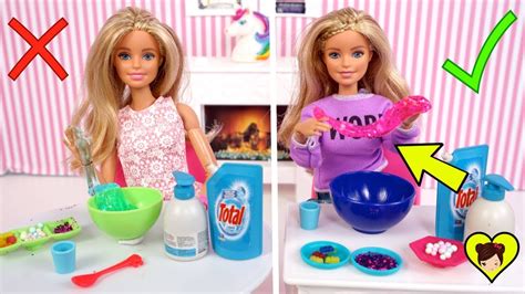 Videos de los mejores juguetes! Barbie Gemelas Reto de Slime por Telepatia - Videos de ...