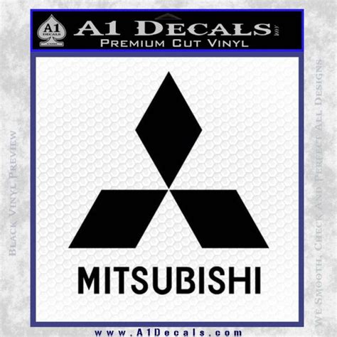 Mitsubishi Logo Decal Sticker A1 Decals