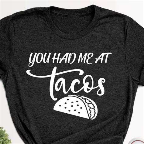 Taco Tshirt Etsy