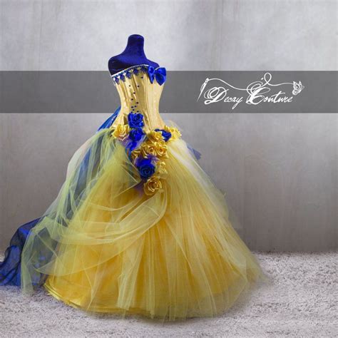 Belle Wedding Dress Beauty And The Beast Themed Wedding Etsy