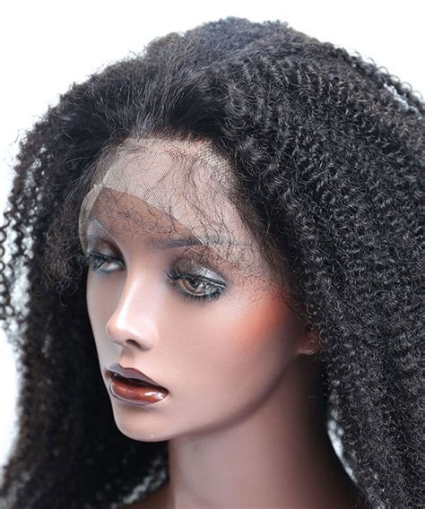 Pin On Afro Kinky Curly Lace Front Human Hair Wigs