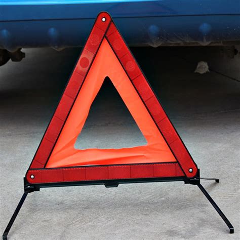Mlfire Car Road Warning Triangle Led Safety Triangles Sign Reflective