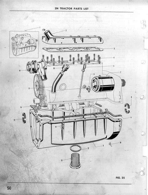 8n Ford Tractor Parts Diagram