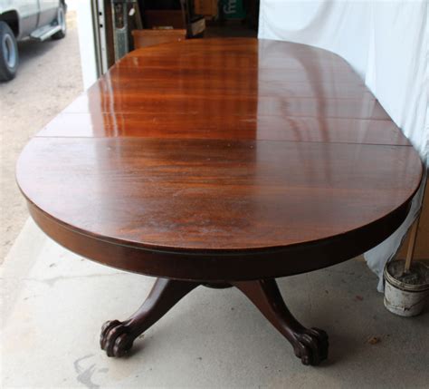 Bargain Johns Antiques Antique Mahogany Round Dining Room Table 5