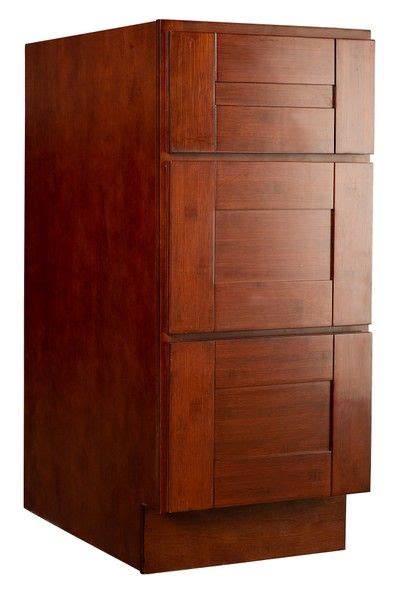 To obtain a quote or place an order, you we are pleased to offer our top quality, custom made cabinet doors, dovetail drawer boxes, drawer fronts, slides and hinges, appliance panels, wainscoting and. Brazilian Cherry Shaker Bamboo 3 Drawer Base Cabinet ...