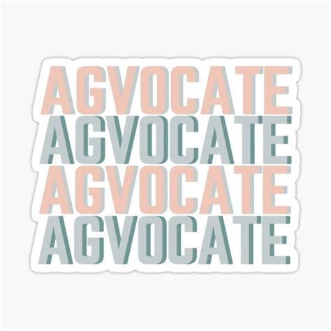 Advocate Sticker For Sale By Rorivalender Redbubble