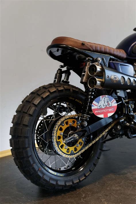 Umgebautes Motorrad Triumph Scrambler Von Promotec Gmbh 1000psat