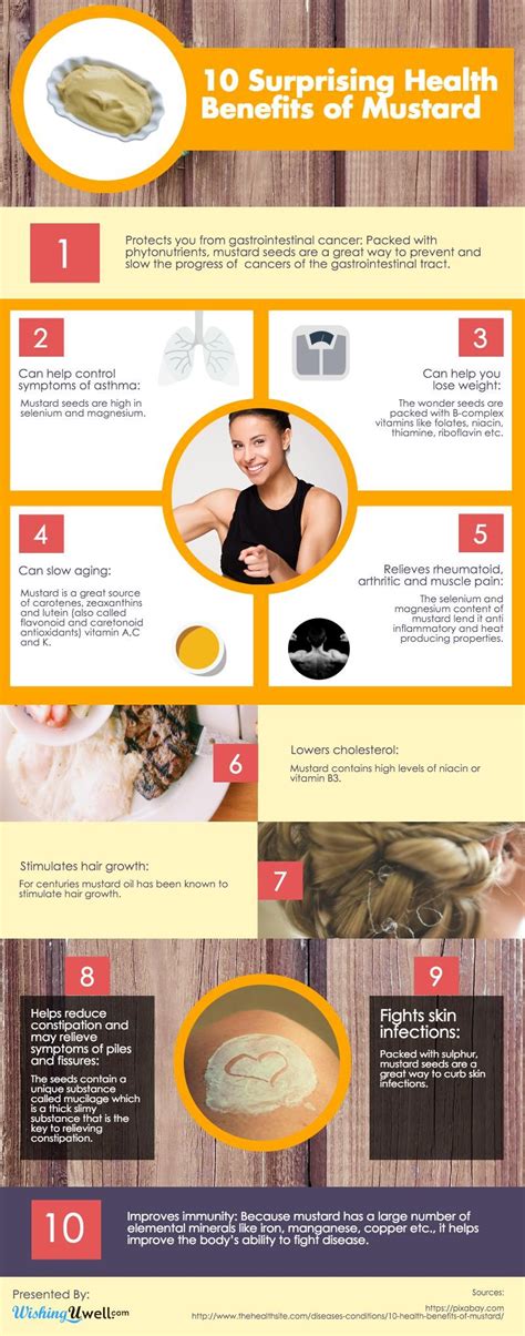10 Surprising Health Benefits Of Mustard Infographic