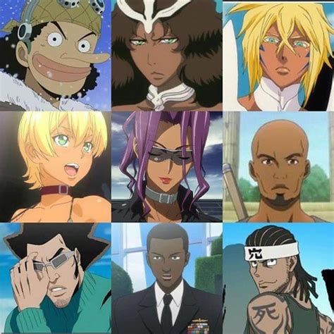 tan anime characters male